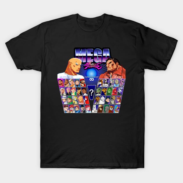 Mega Mascot Fighter T-Shirt by TGprophetdesigns